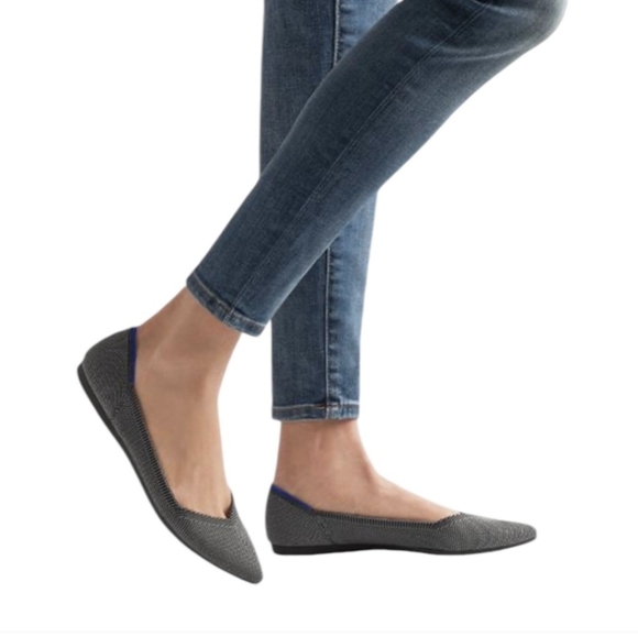 Rothy's Cloud Grey Birdseye The Point Flats - Picture 2 of 6